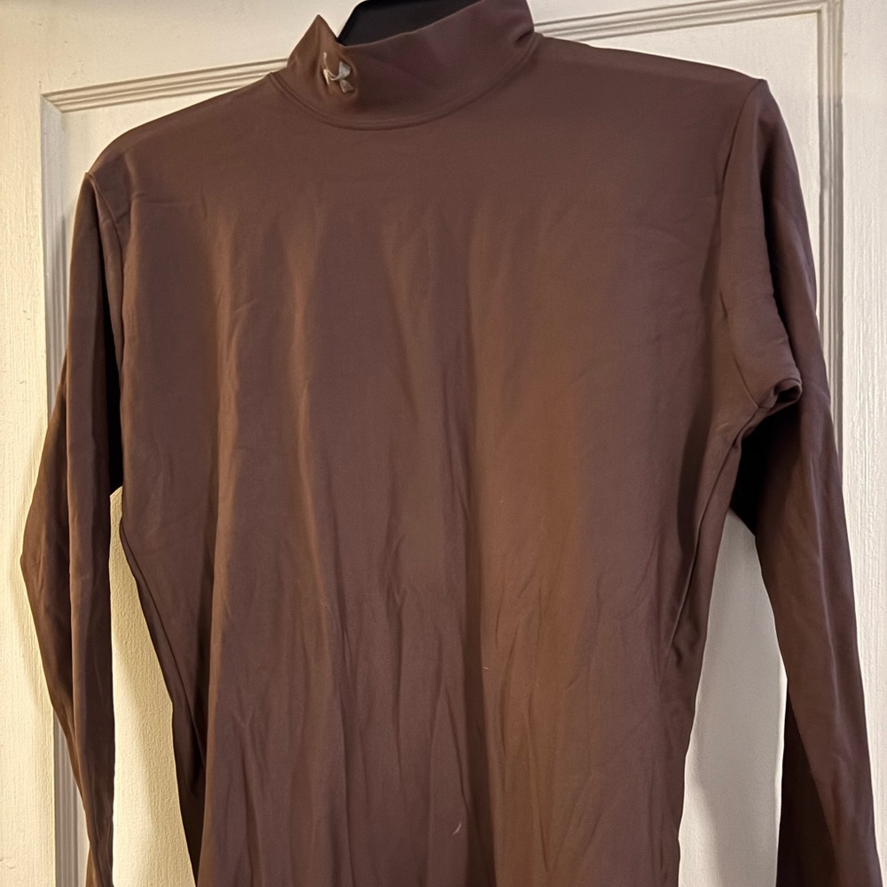Men’s UA ColdGear Long Sleeves Mock Neck XXL - Picture 2 of 4